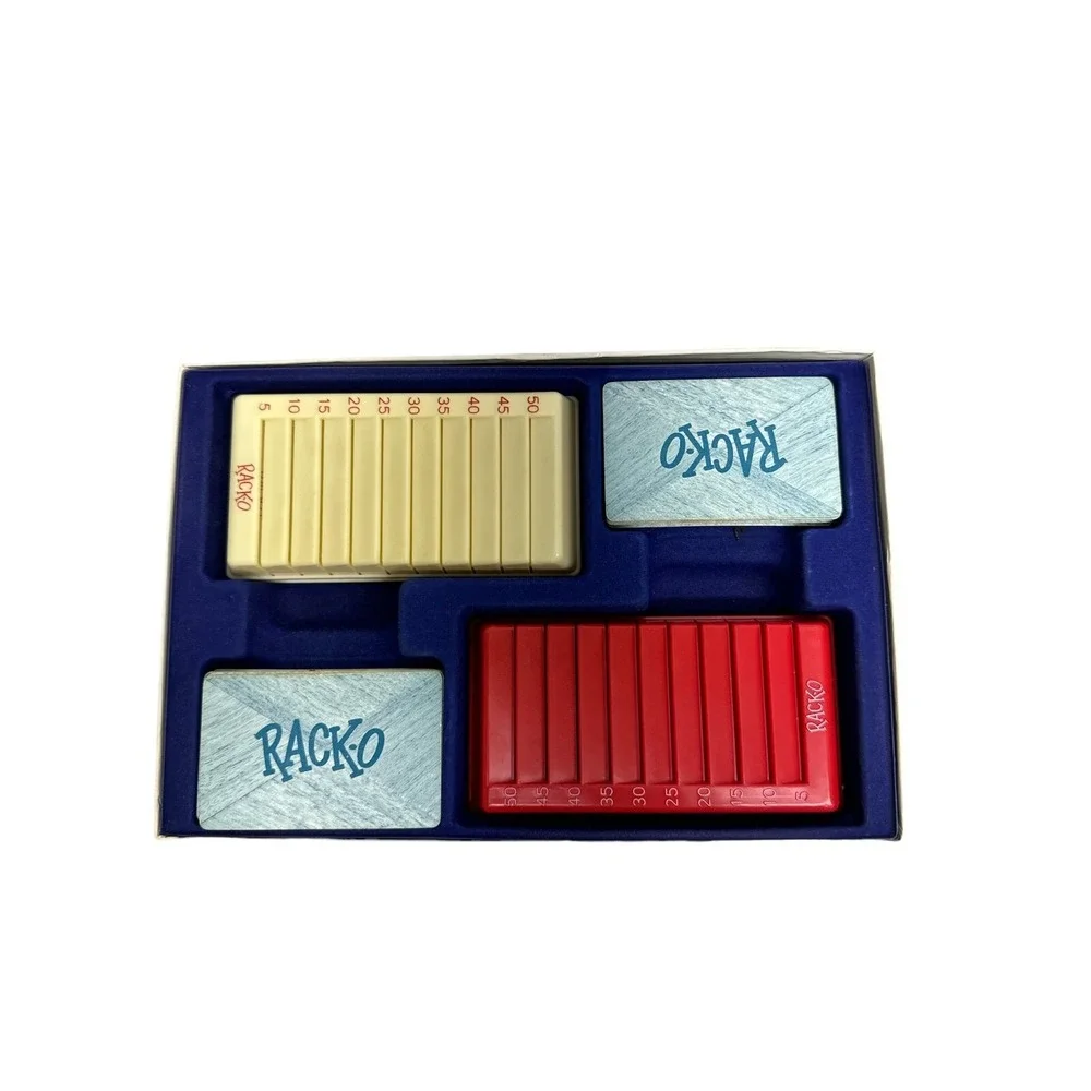 Vintage 1961 Milton Bradley Racko Card Game - Complete Set